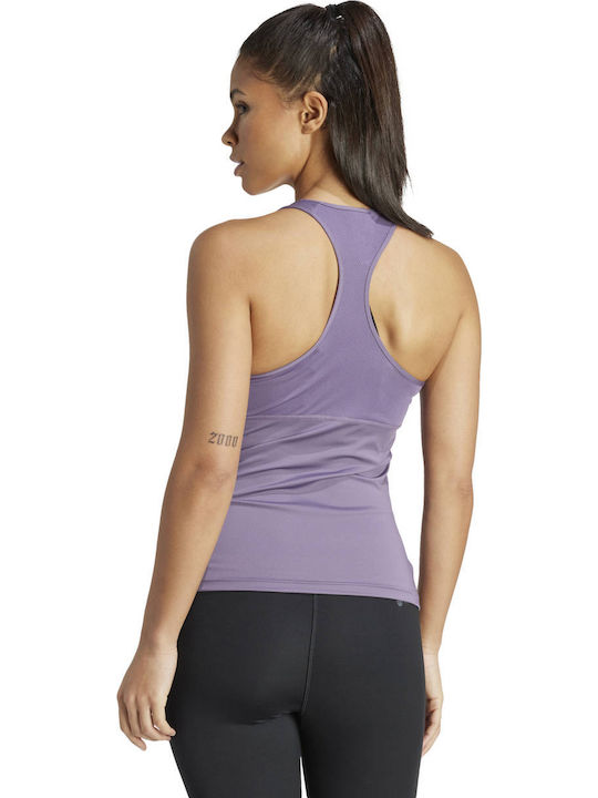 Techfit Racerback Γυναικεία Αθλητική Μπλούζα Αμάνικη Fast Drying Μωβ