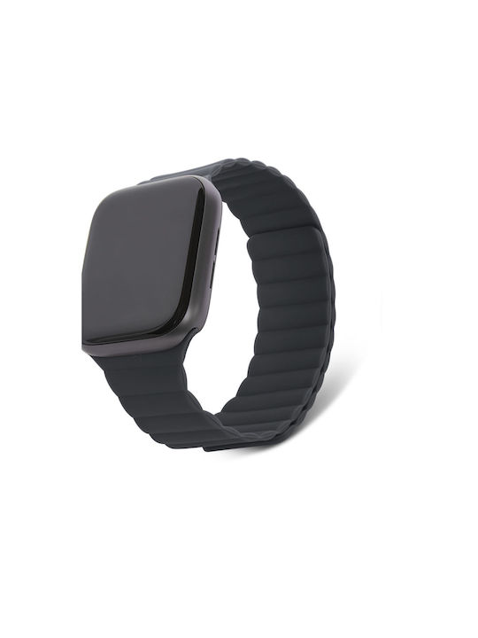 Decoded Traction Strap Lite Λουράκι Σιλικόνης Γκρι (Apple Watch 38/40/41mm)