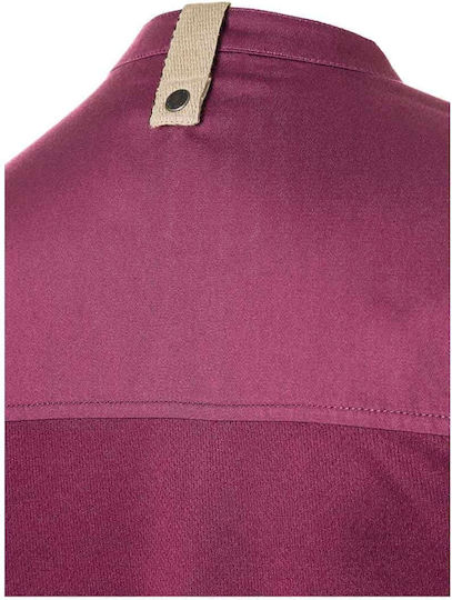 Karlowsky Haina Bucătar 100% Bumbac Femeie Fuchsia cu Mânecă lungă
