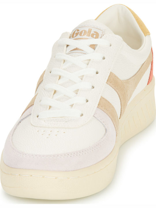 Grandslam Trident Γυναικεία Sneakers Λευκά