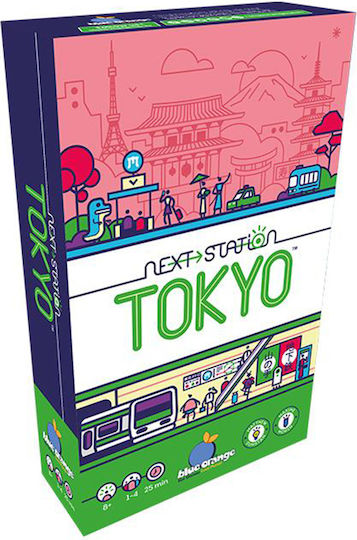 Board Game Next Station: Tokyo for 1-4 Players 8+ Years Old (EN) Blue Orange Games