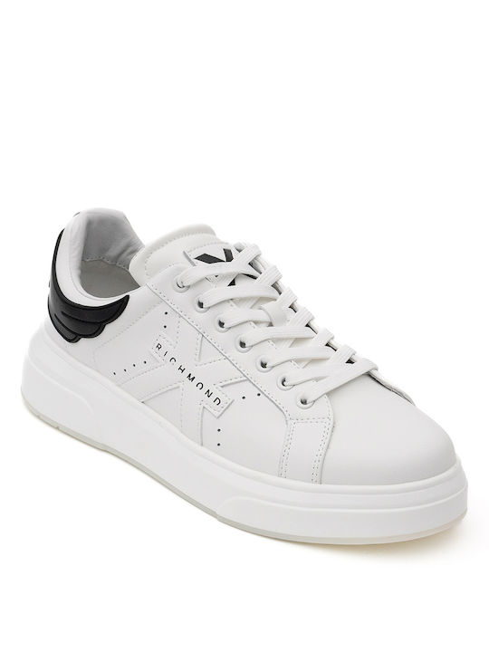 John Richmond Herren Sneakers White / Black