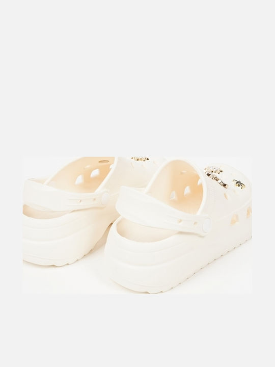 Piazza Shoes Γυναικεία Σαμπό Μπεζ