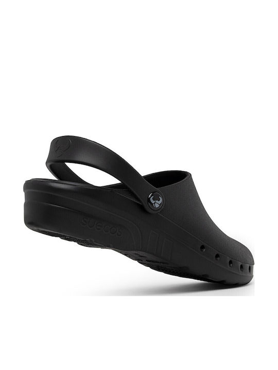 Suecos Herren Anatomisch Clogs Schwarz