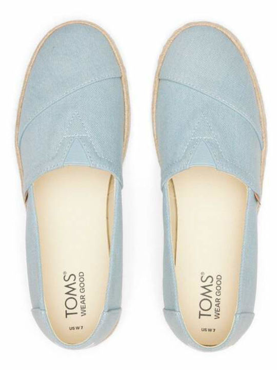 Alpargata Damen Espadrilles in Blau Farbe