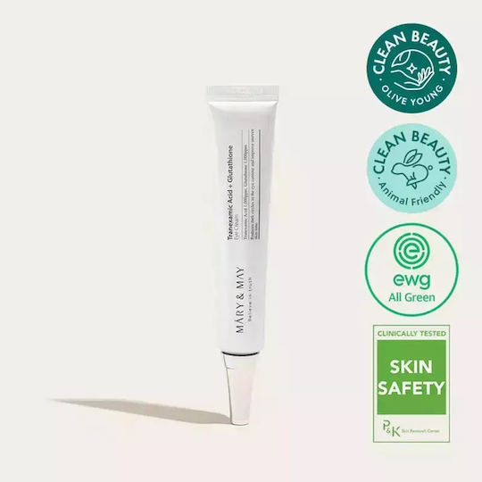Mary & May Tranexamic Acid+Glutathione Κρέμα Ματιών για Μαύρους Κύκλους 30gr