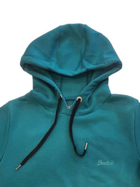 Paco & Co Men's Sweatshirt with Hood Petrol