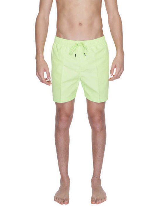 Calvin Klein Men's Swimwear Printed Shorts Green