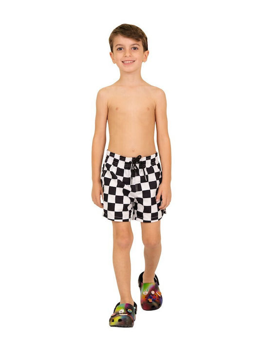 Waves Kinder Badeanzug Badeshorts Schwarz