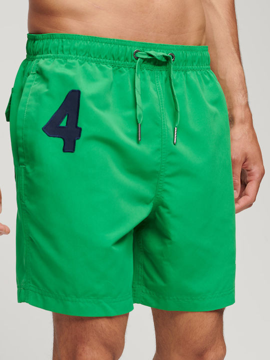 D2 Ovin Vintage Polo Men's Swimwear Shorts Green