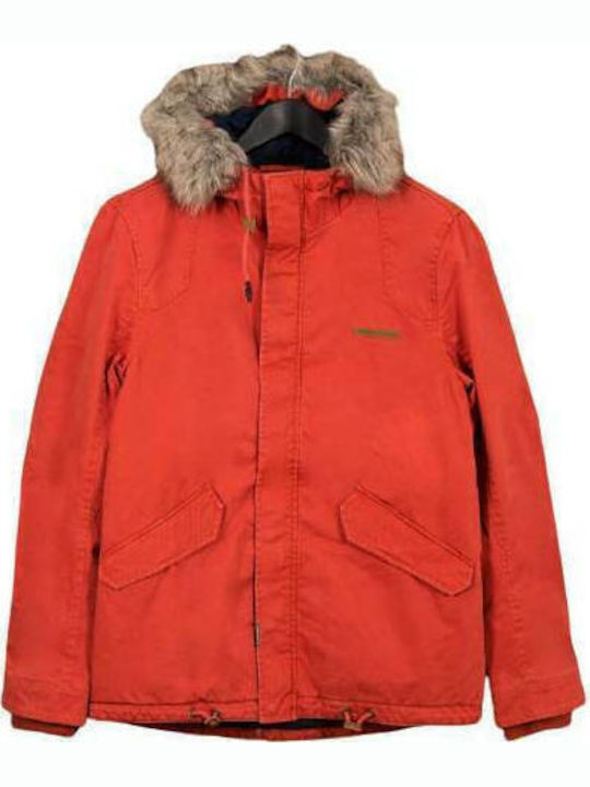 Winter Jacke Parka Orange