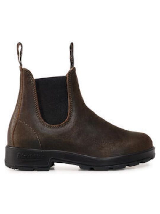 Suede Green Chelsea Boots
