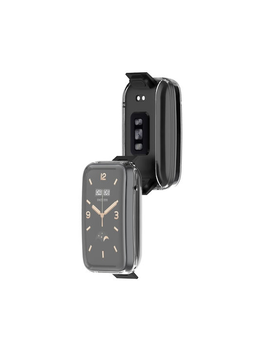 Pro Full Coverage Silikonhülle in Transparent Farbe für Mi Band 7