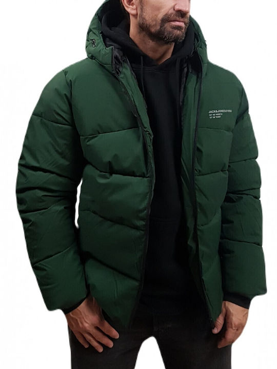 Winter Jacket Puffer Windproof Khaki