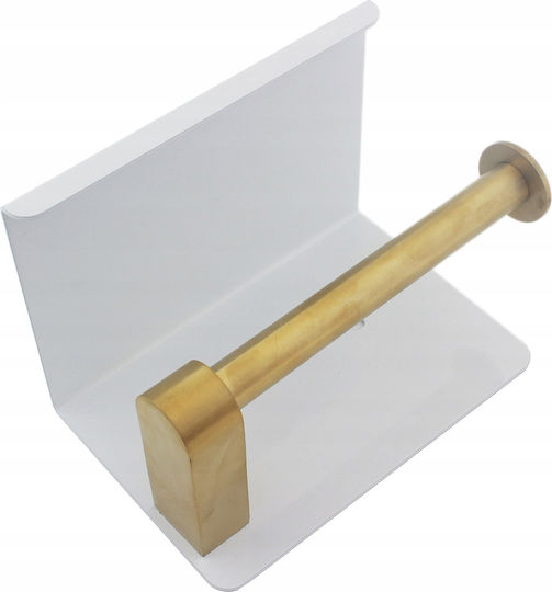 Paper Holder Metallic White