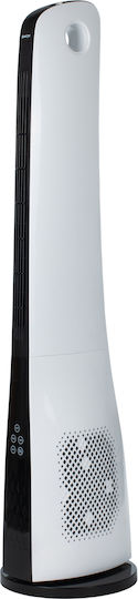 MalTec Ventilator Turm 50W mit Fernbedienung Weiß