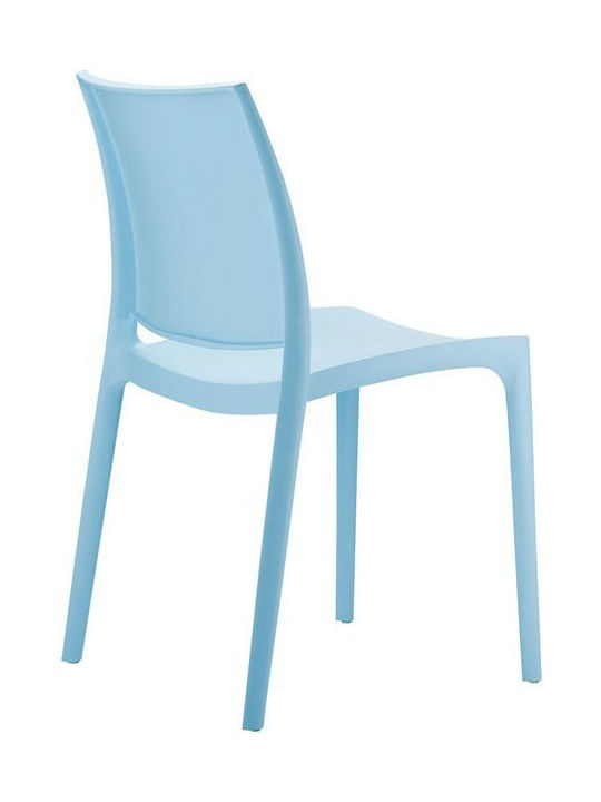 Outdoor Chair Polypropylene Maya Light Blue 22pcs 44x50x81cm
