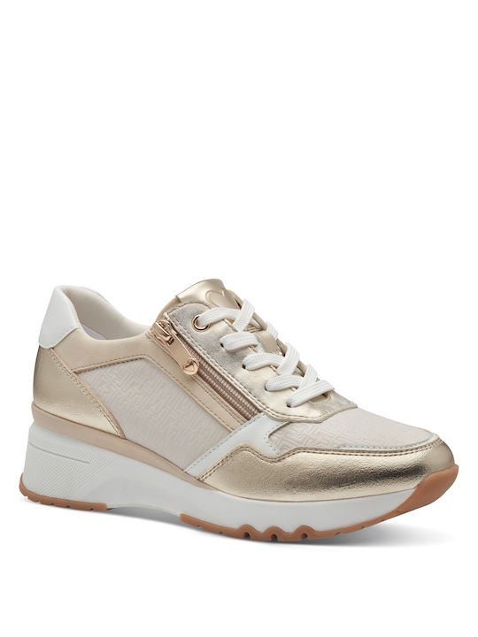 Marco Tozzi Anatomical Sneakers Beige Gold