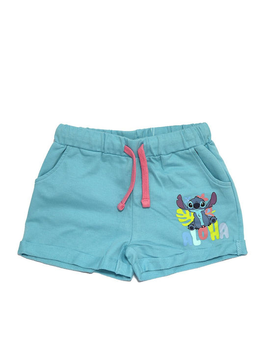 Kinder-Set mit Shorts Sommer 2Stück Light Blue Lilo & Stitch