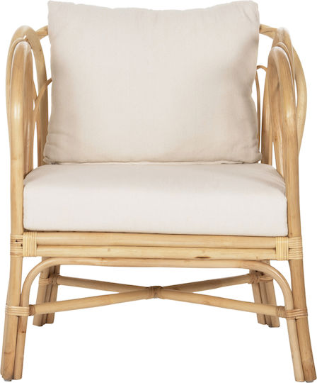 Sessel Estor Natural-White 78x75x92cm