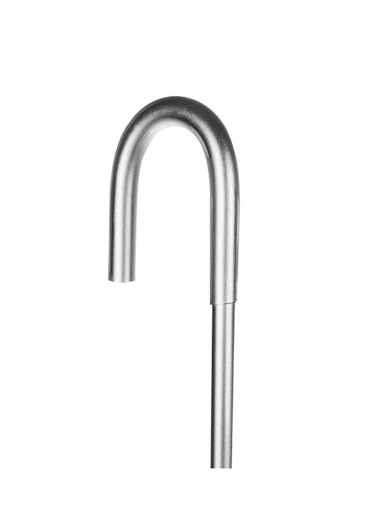 An der Wand montiert Badezimmerregal Metallisch 63x14x28.5cm Gray
