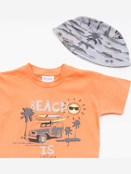 Trax Kids Clothing Set with Shorts Light Blue 3 Pieces