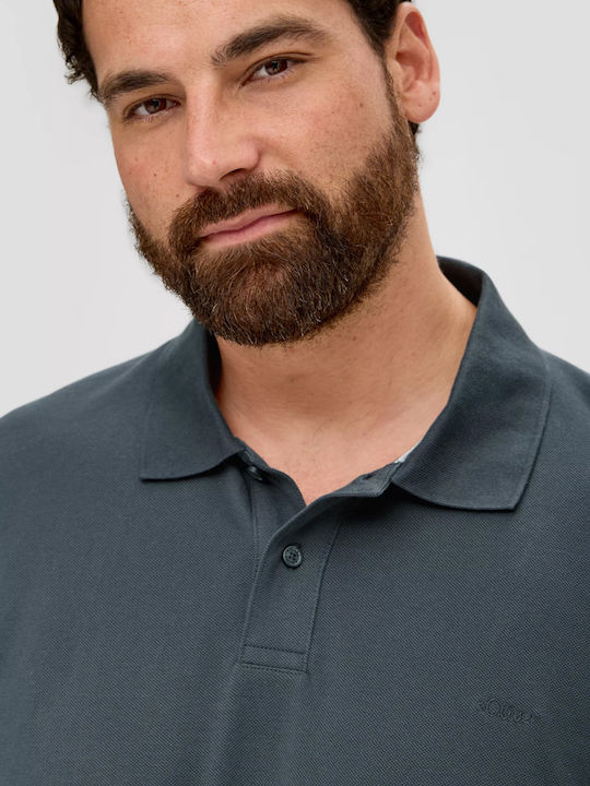 Short Sleeve Grey Polo Shirt