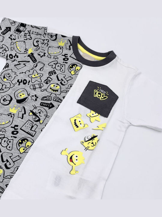 Kinder-T-Shirt Gray
