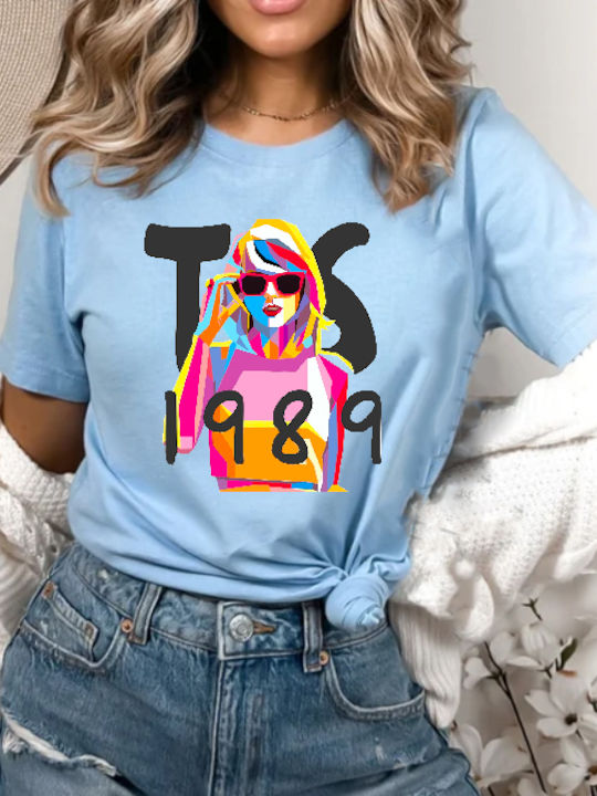 Fruit of the Loom Taylor Swift 1989 T-shirt Baumwolle Fruit of the Loom Taylor Swift 1989 T-shirt Baumwolle
