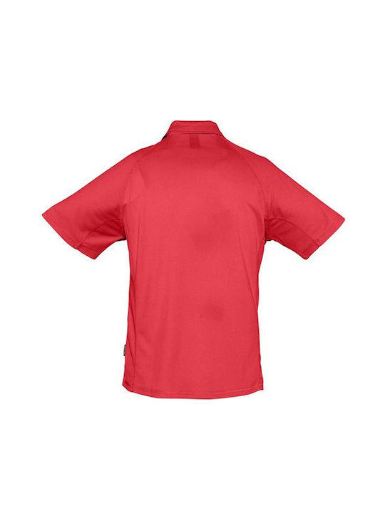 Sol's Player Men's Short Sleeve Promotional Blouse Red