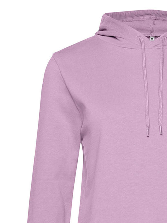 B&C Werbe-Hoodie in Flieder Farbe