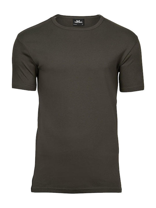 Tee Jays Interlock Men's Short Sleeve Promotional T-Shirt Olive