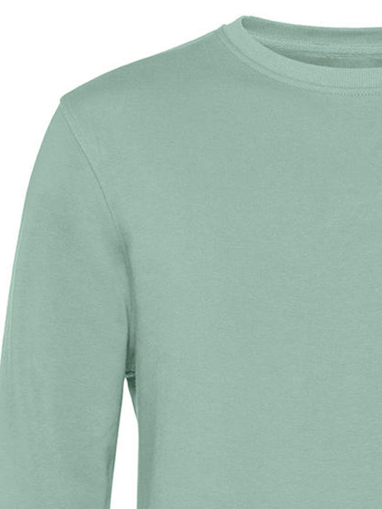 B&C Men's Long Sleeve Promotional Sweatshirt Green