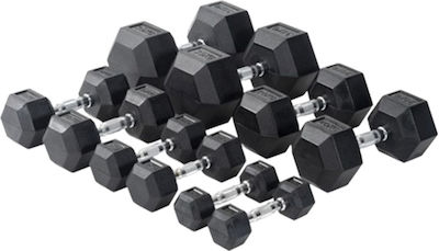 Viking Rubber Hexagon Dumbbell 1 x 1kg