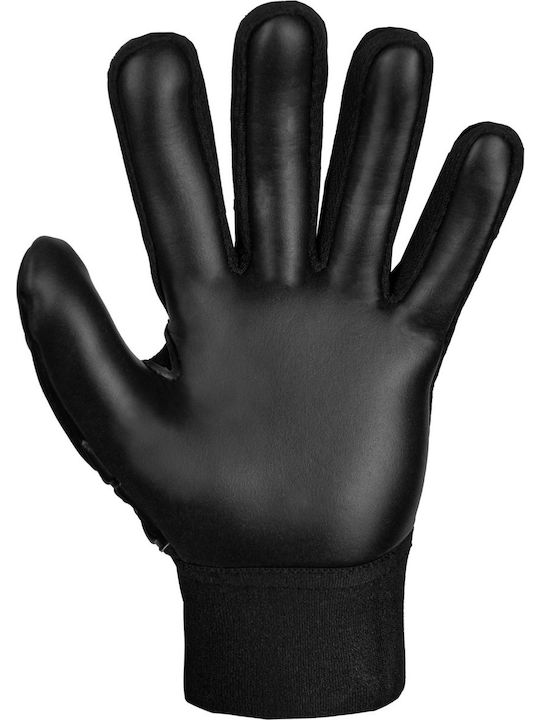 Reusch Attrakt Starter Solid Finger Support Jnr Γάντια Τερματοφύλακα Παιδικά Μαύρα