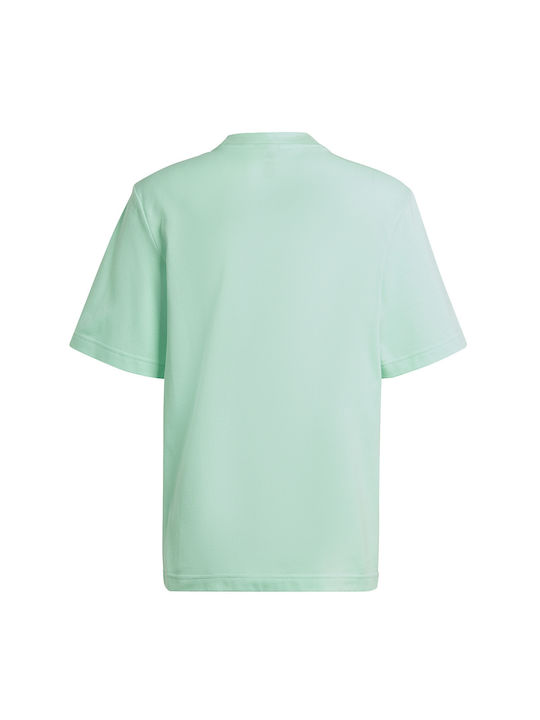 Adidas Kids T-shirt Turquoise Future Icons Logo