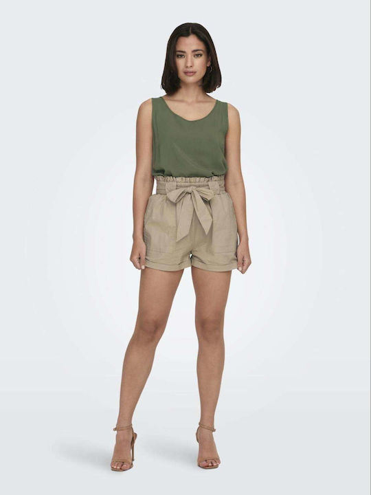 Life Bluza Damă Fără Mâneci Kaki