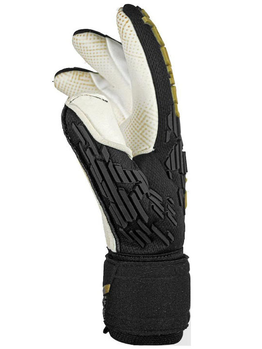 Reusch Attrakt Freegel Gold X Glueprint Finger Support Γάντια Τερματοφύλακα Ενηλίκων Μαύρα