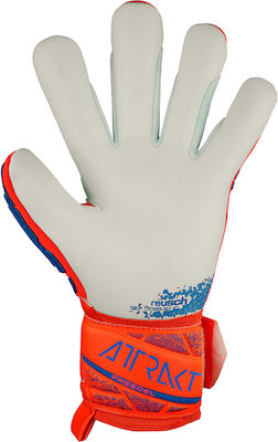 Reusch Attrakt Freegel Silver Adults Goalkeeper Gloves Red