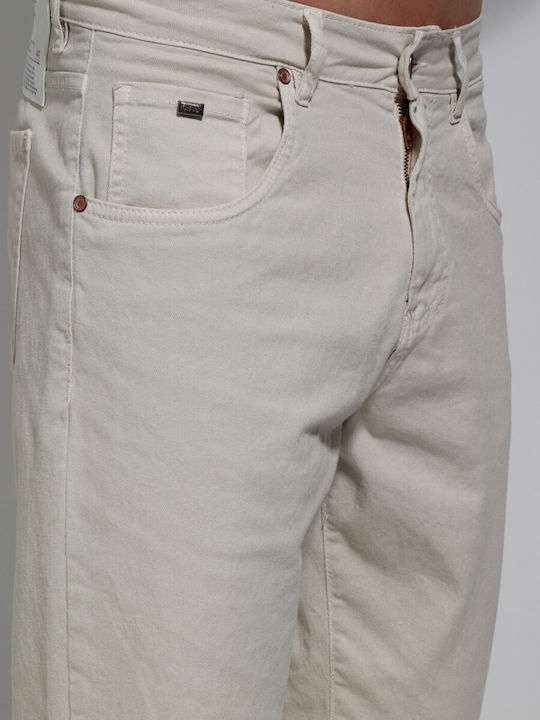 Tresor Men's Jeans Pants Beige