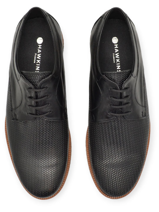 Leder Herren Freizeitschuhe Anatomisch Schwarz