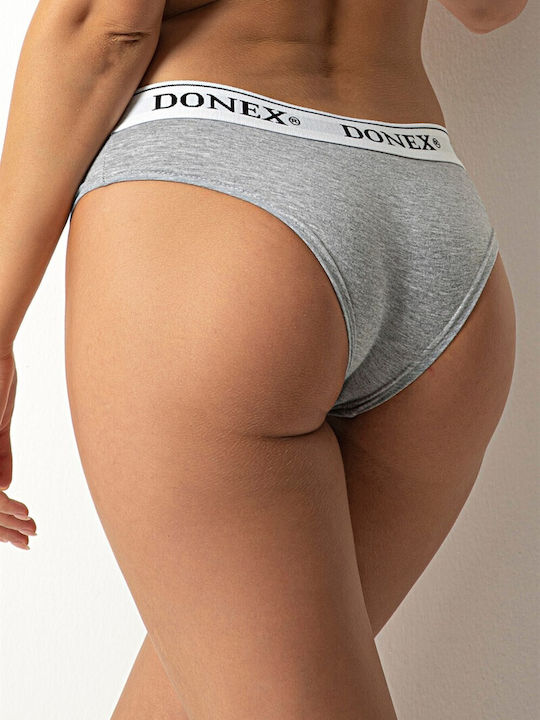 Donex Women's Slip 2Pack Grey