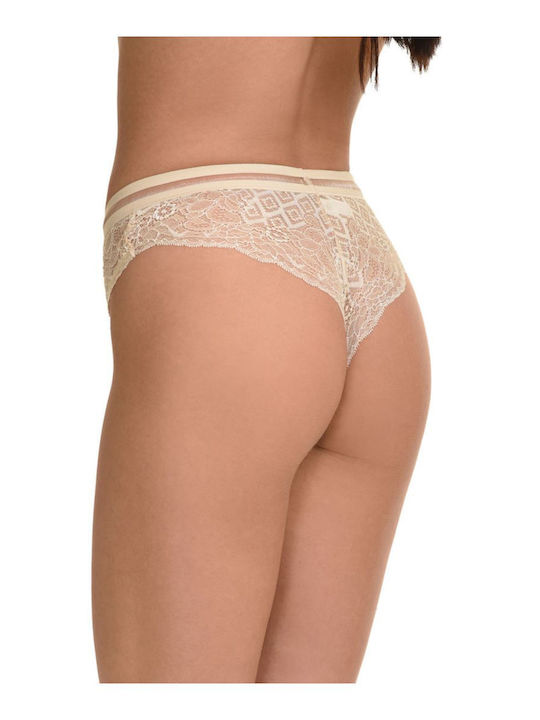 Miss Rosy Women's Brazil with Lace Beige