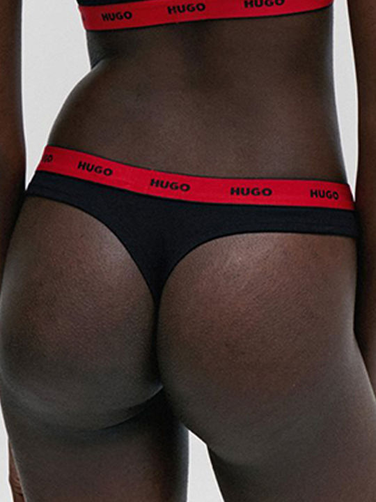 Βαμβακερά Γυναικεία Slip 3Pack Μαύρα