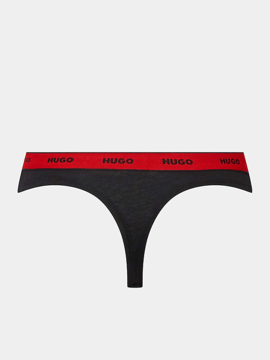 Βαμβακερά Γυναικεία Slip 3Pack Μαύρα