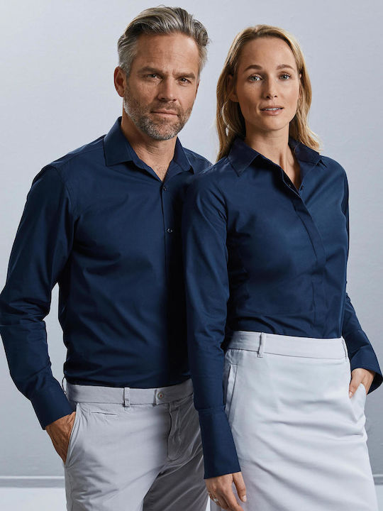 Long Sleeve Shirt Navy Blue Navy Blue