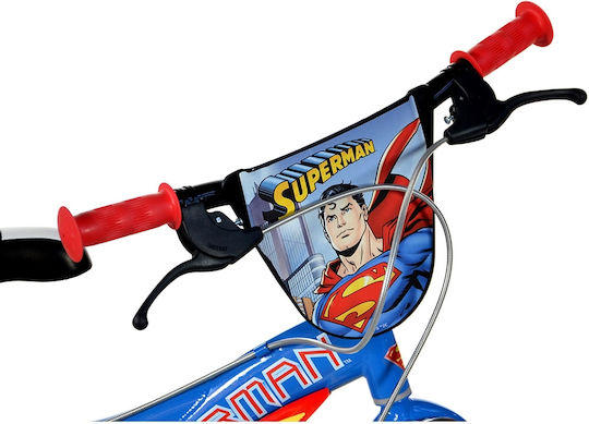 Dino Bikes Superman 14" Kinder Fahrrad BMX Blau