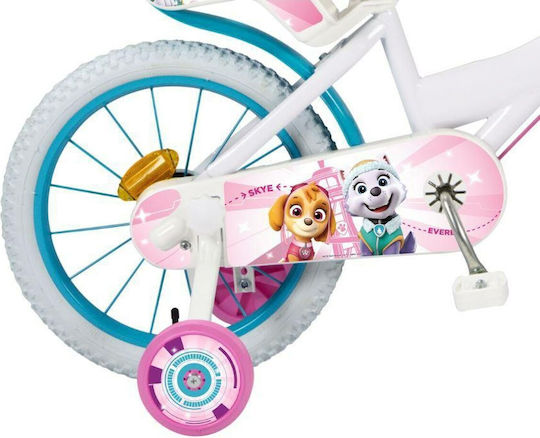 Toimsa Paw Patrol 16" Kids Bicycle City White