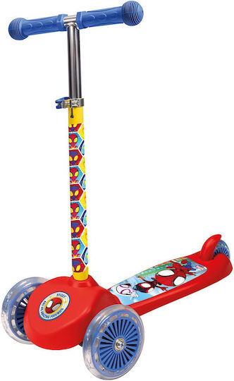 Toy Candle Kids' Scooter Plus with 3 Wheels Marvel Spidey and His Amazing Friends for Ages 3+