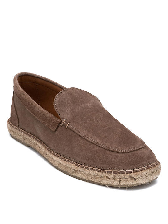 Frau Men's Suede Moccasins Beige